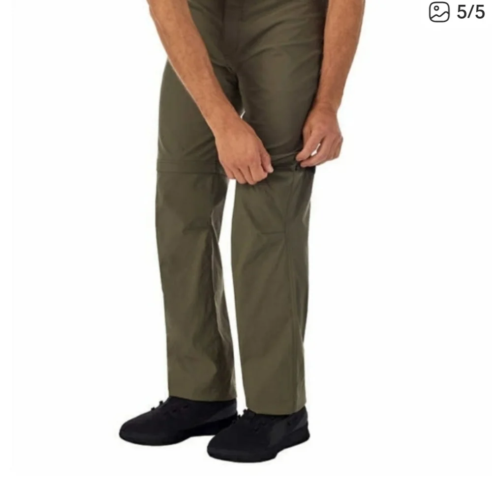 Eddie Bauer First Ascent‎ Tech Cargo Convertible Hiking Pants Gray Men's 38x30